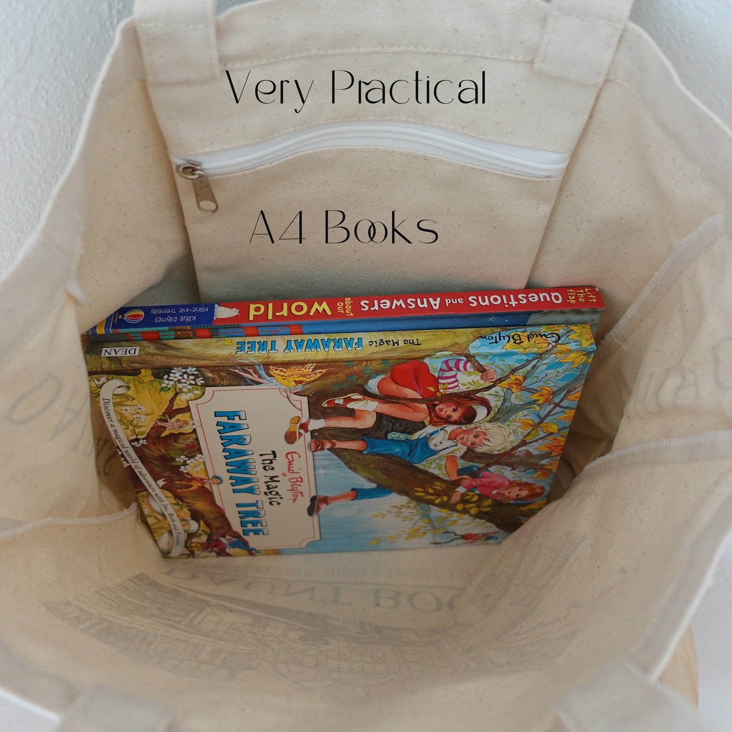 Books Canvas Tote Bag