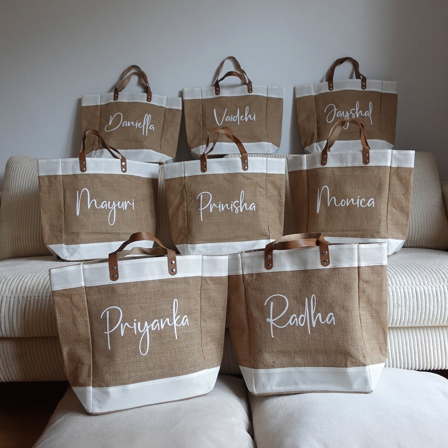 Personalized Jute Bag