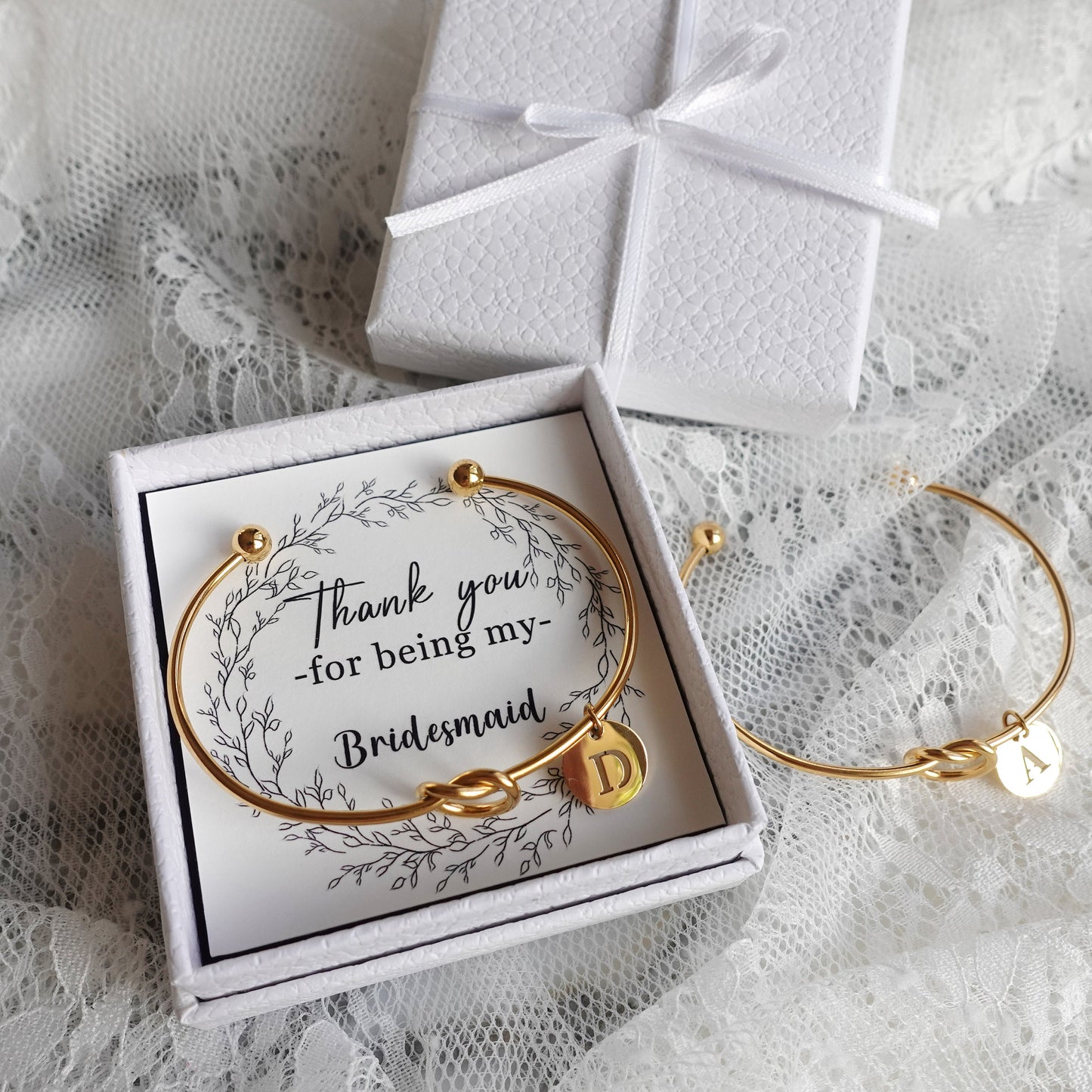 Personalized Tie the Knot Bracelet