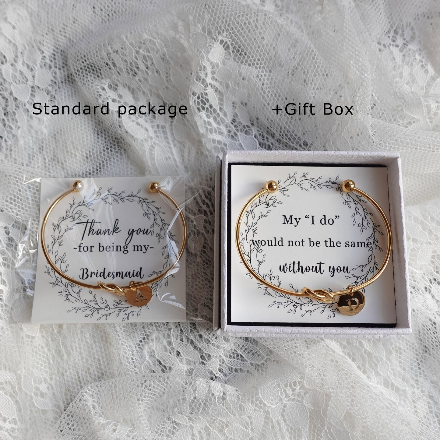 Personalized Tie the Knot Bracelet