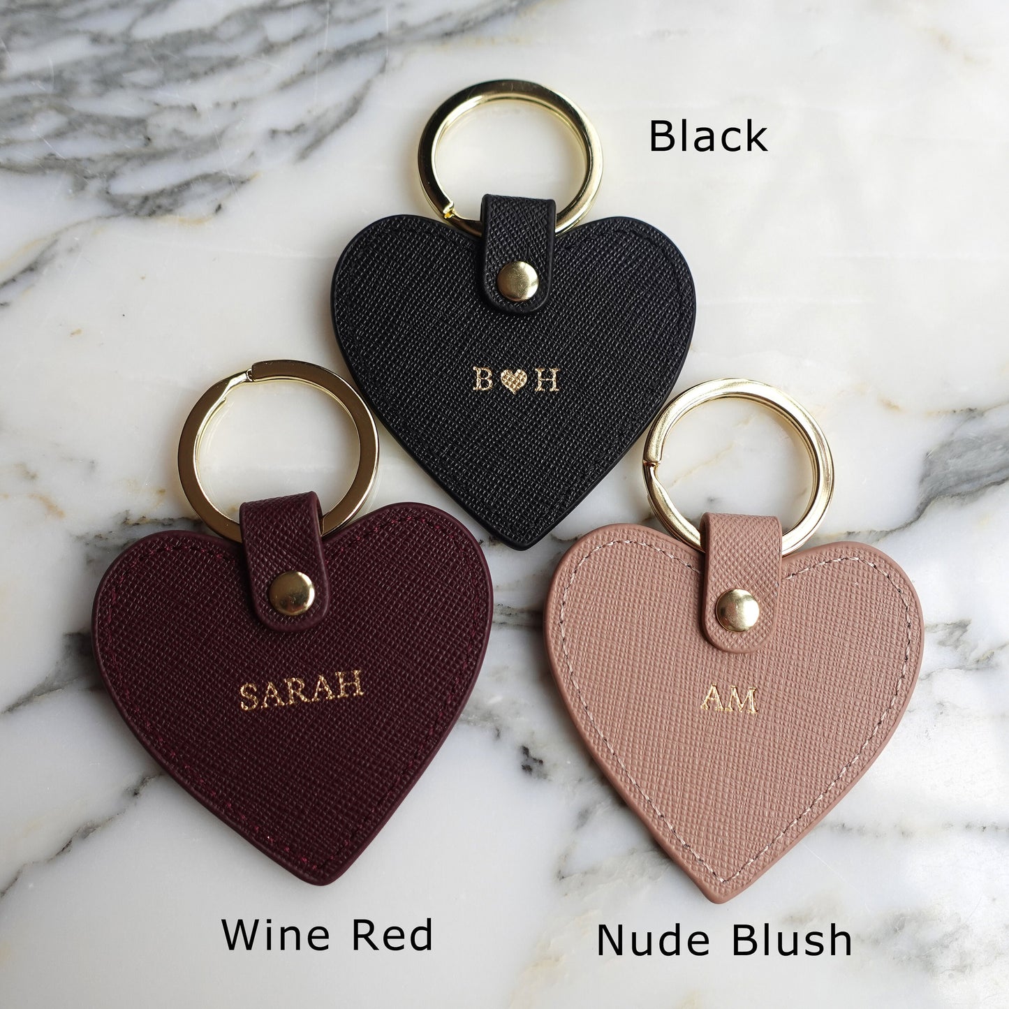 Personalised Heart Keychain