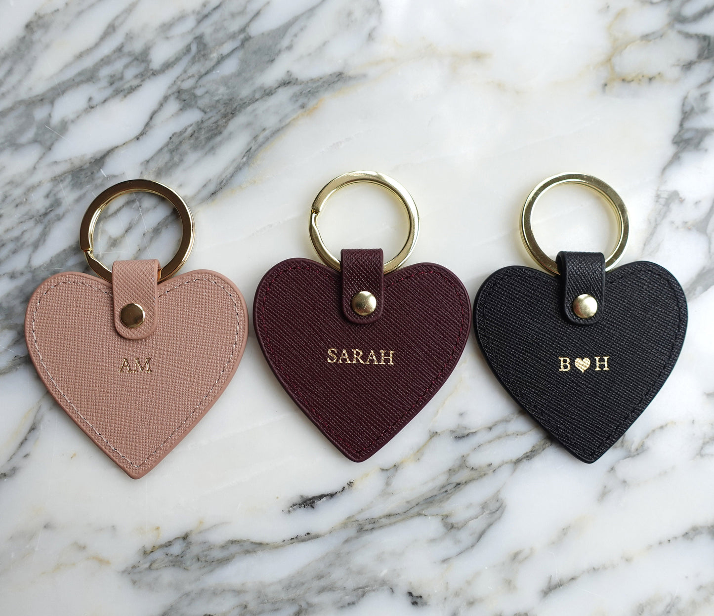 Personalised Heart Keychain
