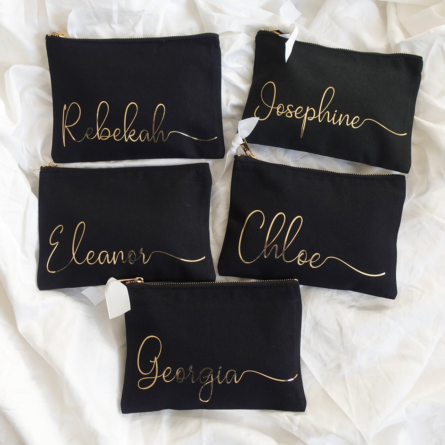 Personalized Cotton Makeup Bag