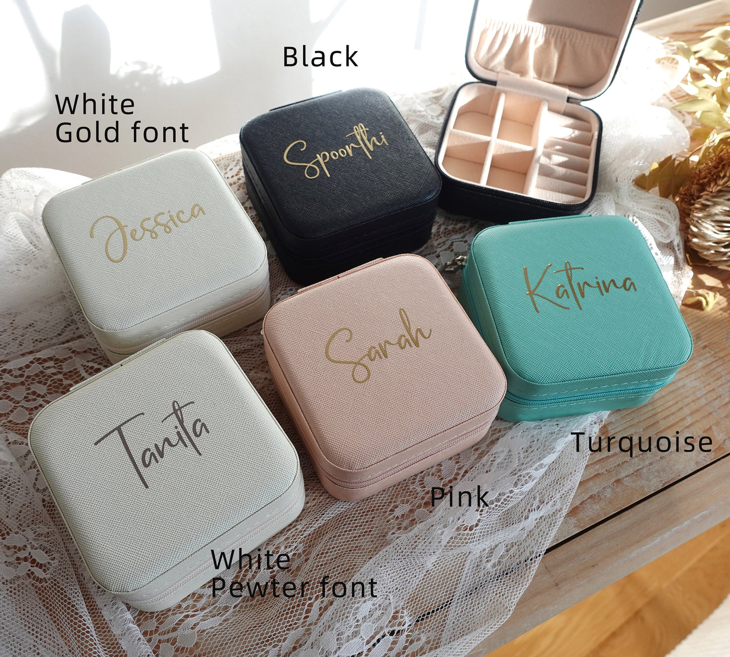 Personalized Jewelry Boxes