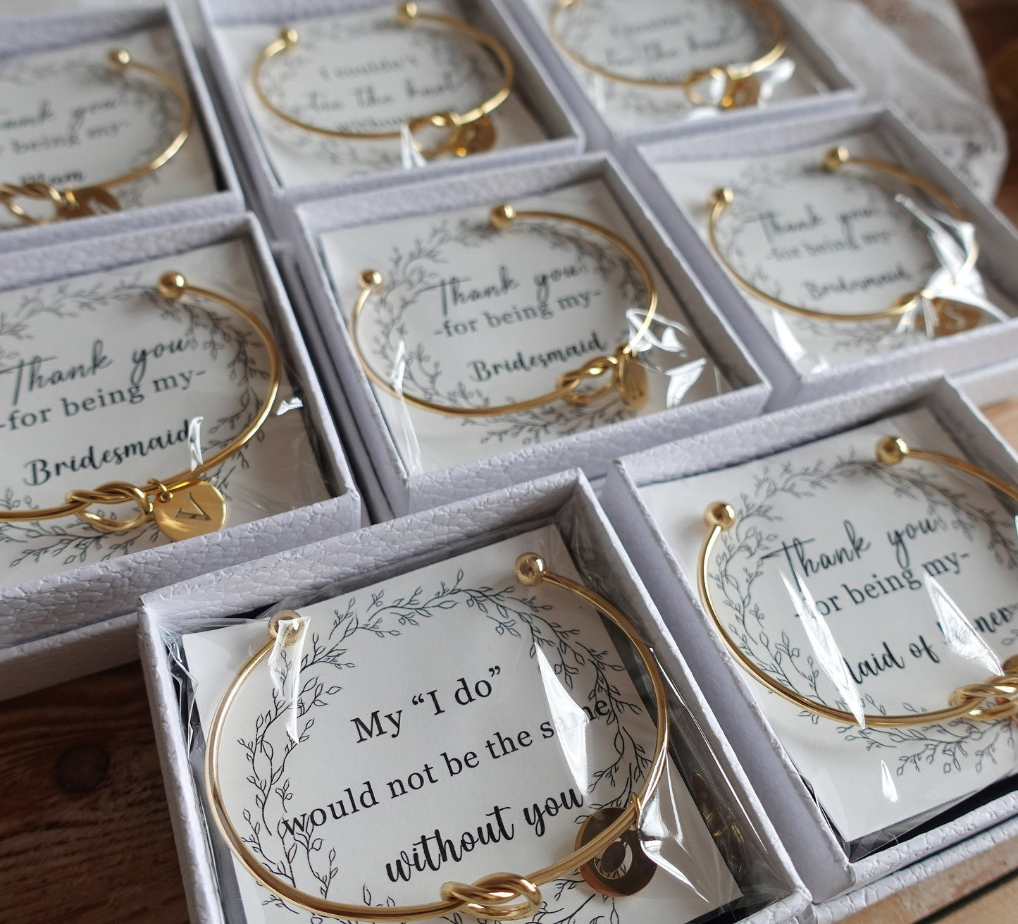 Personalized Tie the Knot Bracelet