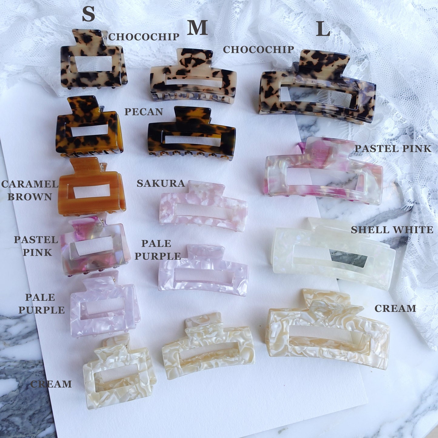 Acrylic Hair Claw