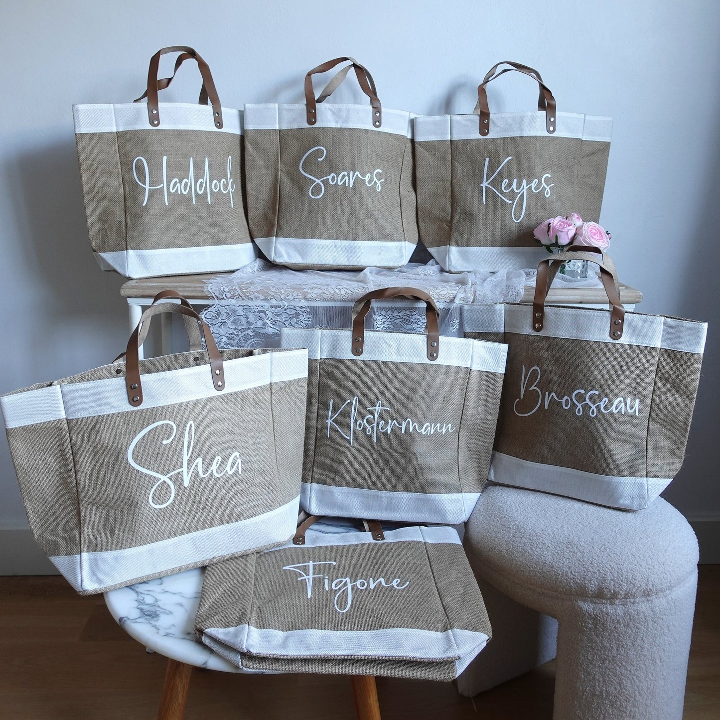 Personalized Jute Bag