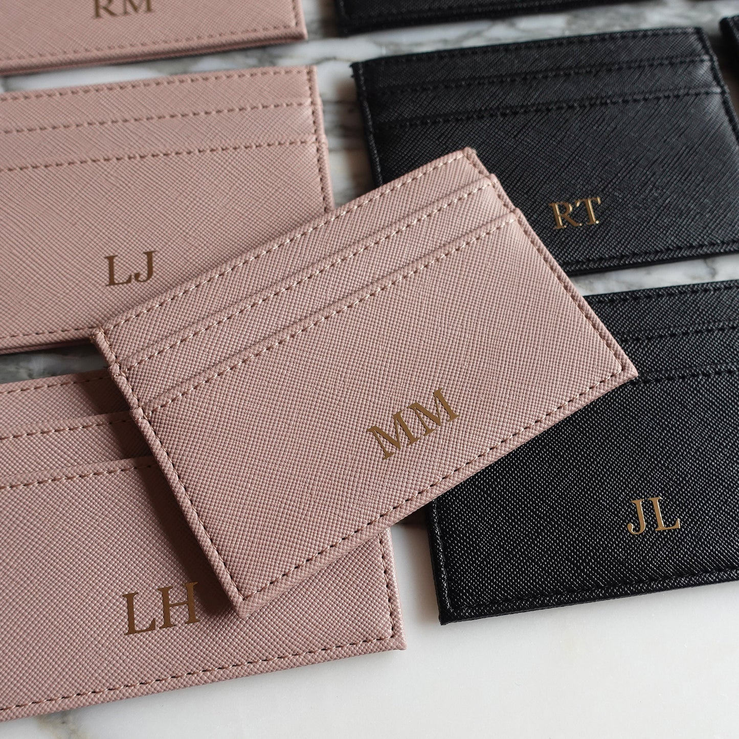 Personalised Leather Card Holder, Purse