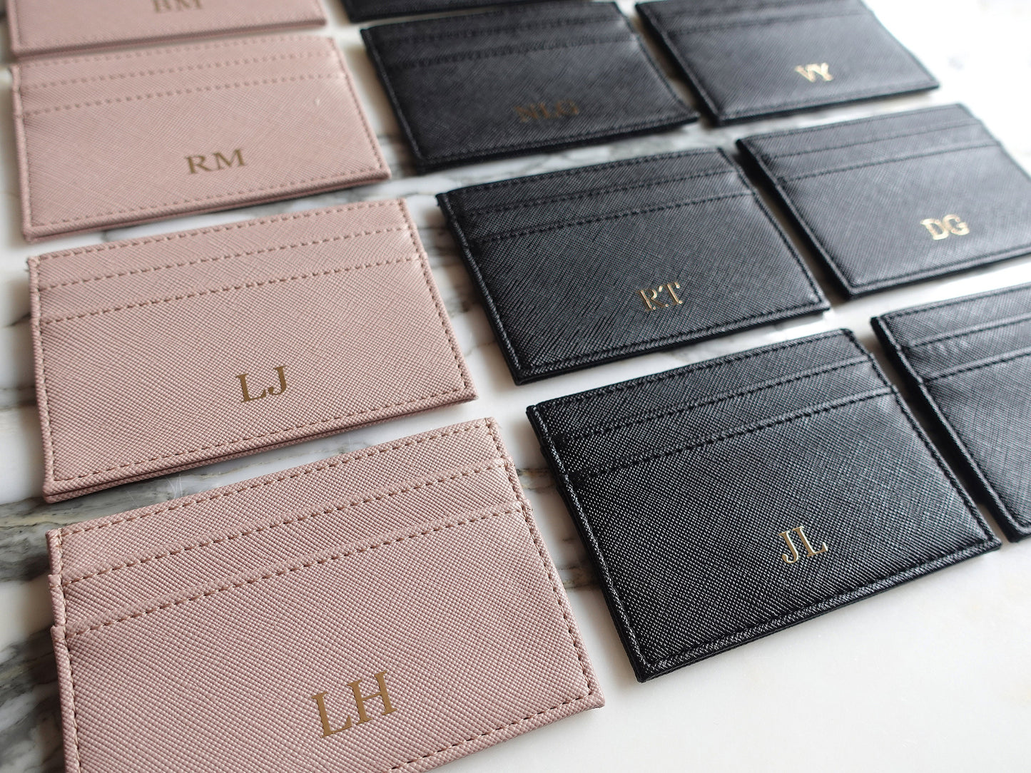 Personalised Leather Card Holder, Purse
