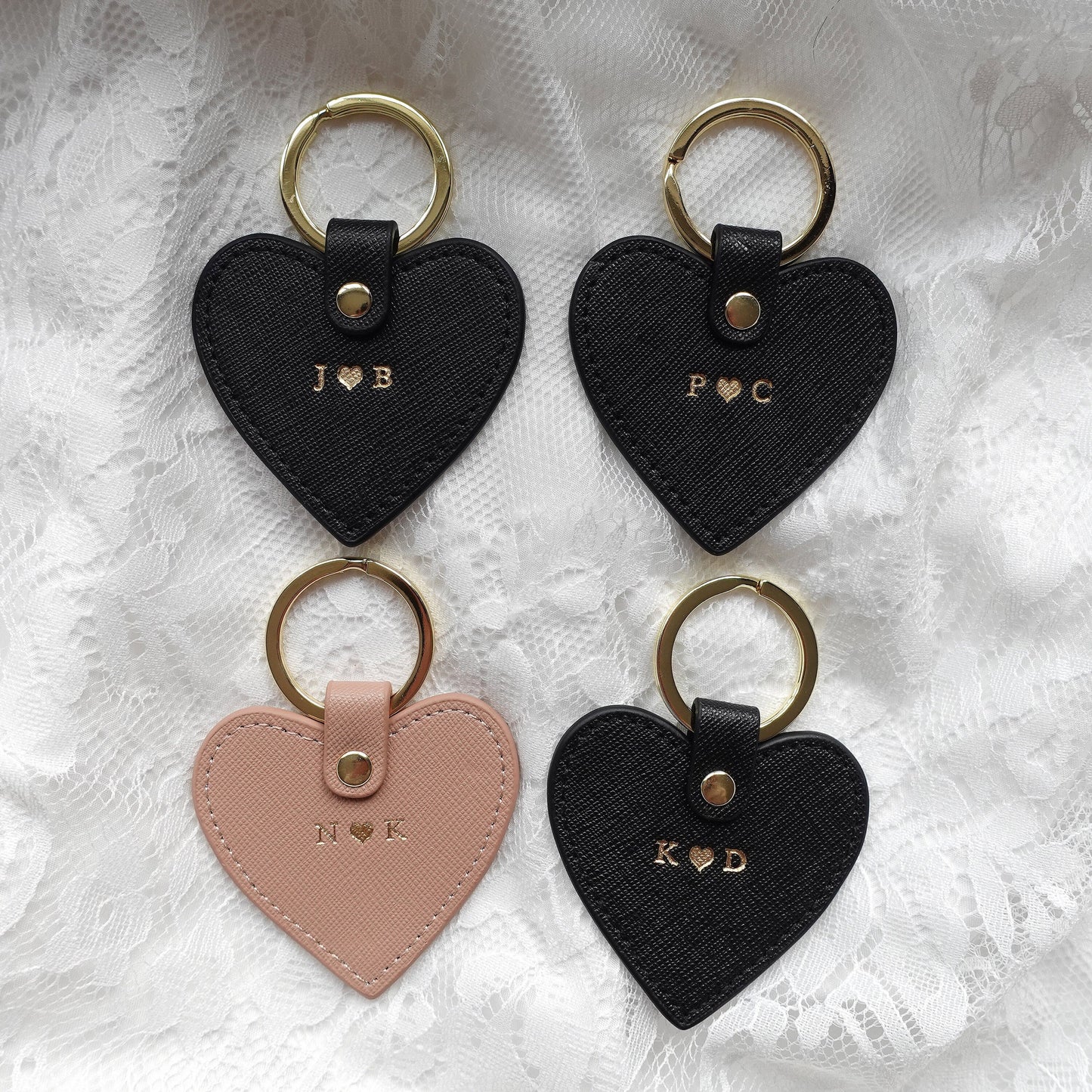 Personalised Heart Keychain