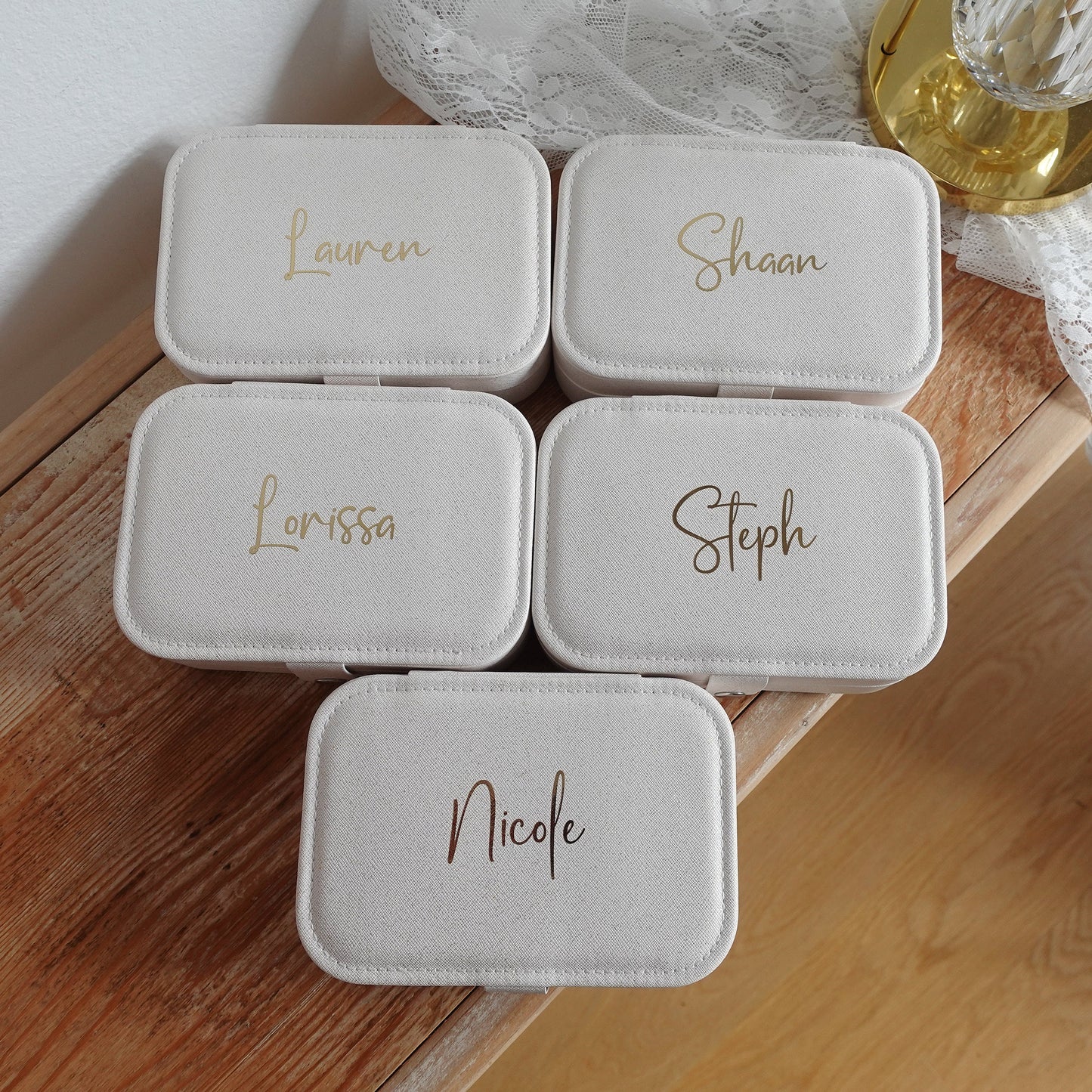 Personalized Jewelry Boxes