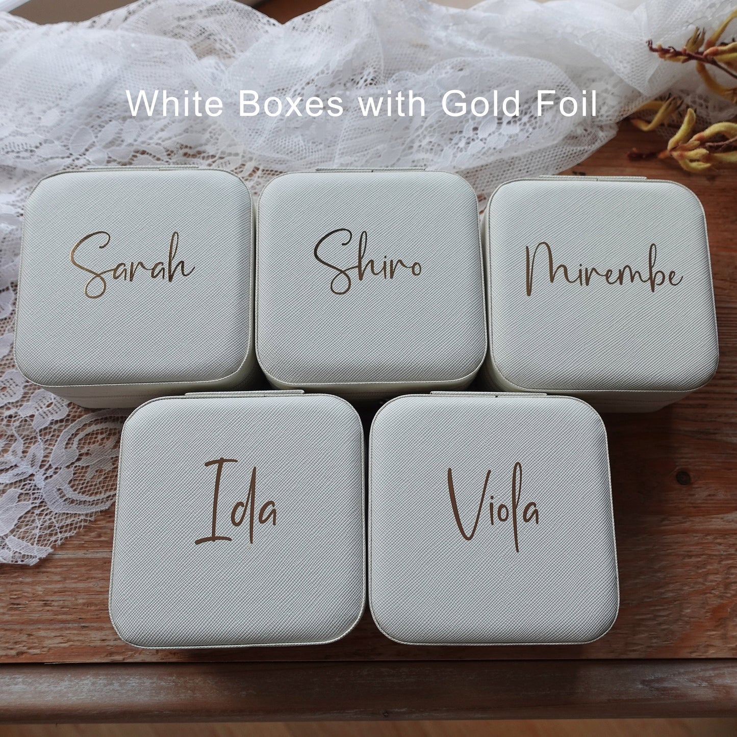 Personalized Jewelry Boxes