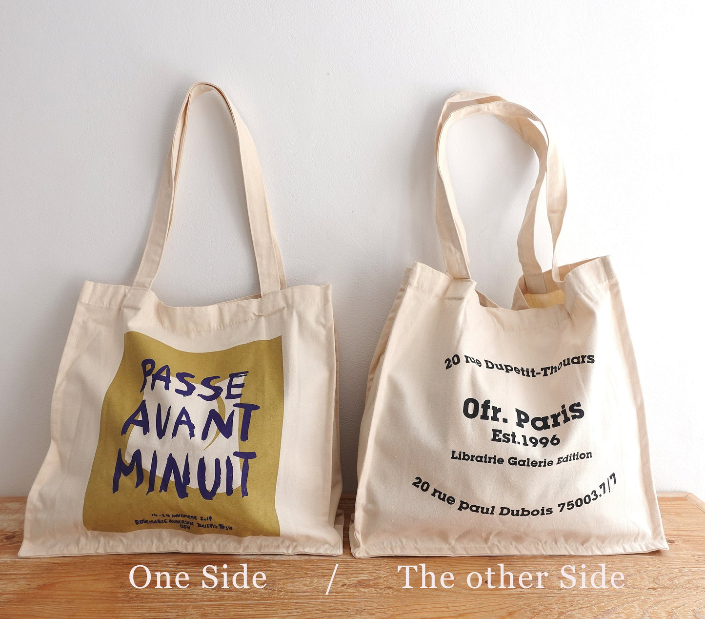 Double sided Cotton Tote Bag