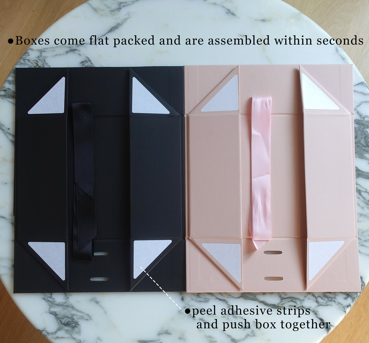 MAGNETIC Luxury Personalised Gift Box with Ribbon