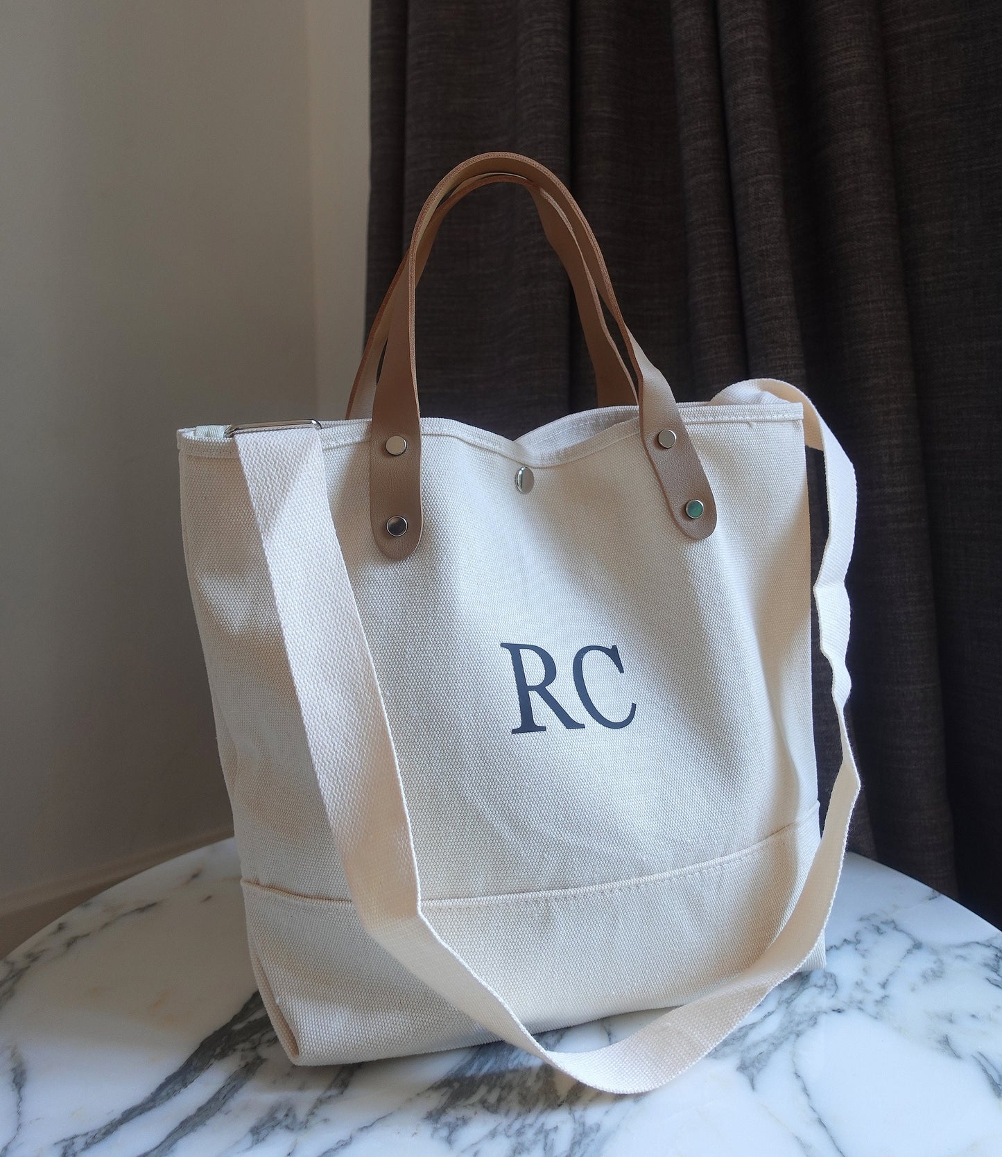 Personalized Canvas Crossbody Bag