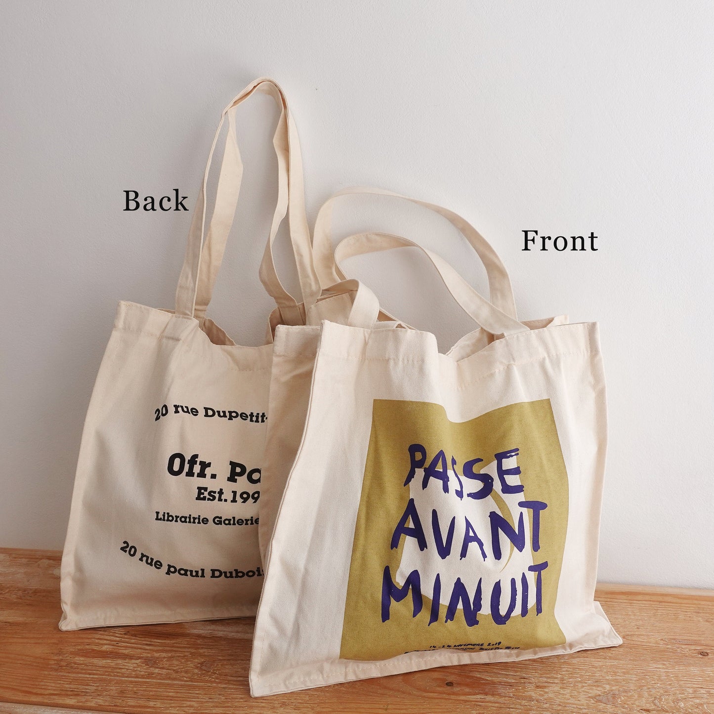Double sided Cotton Tote Bag