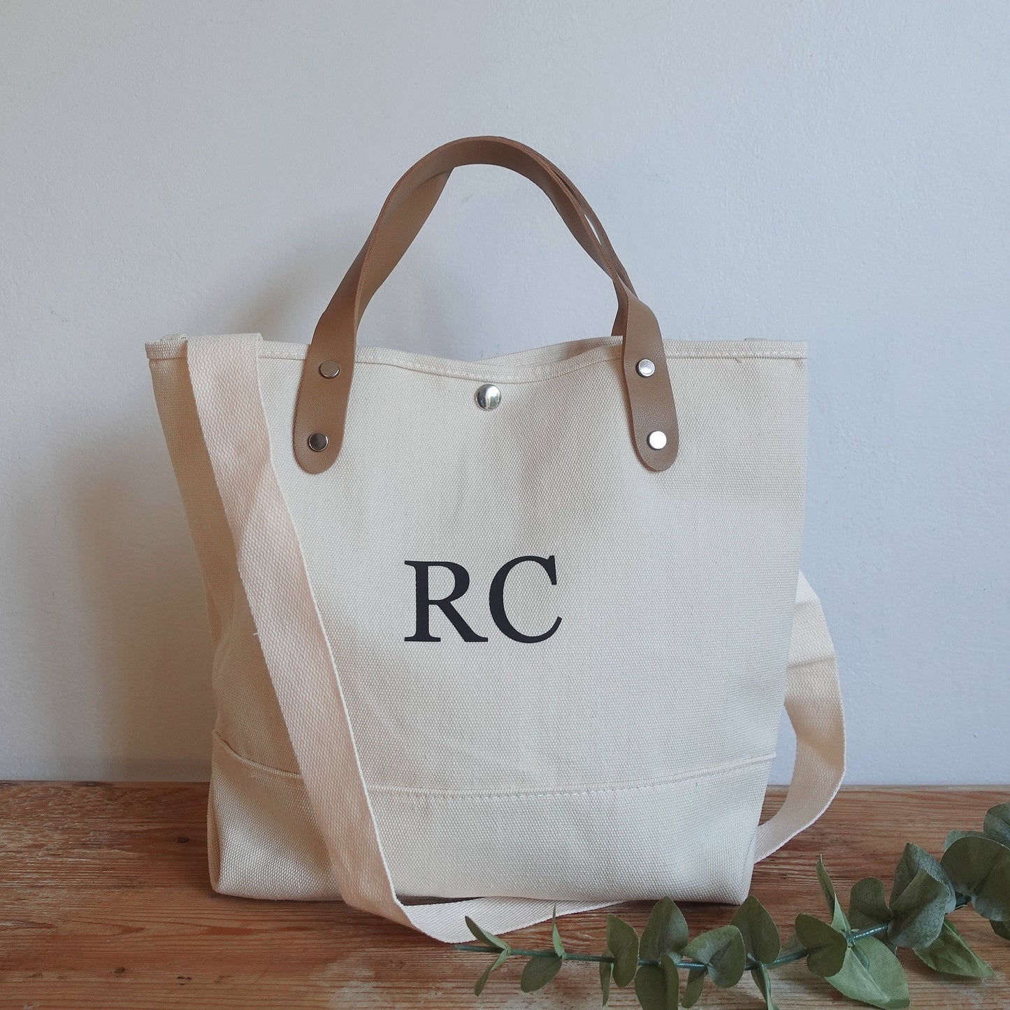 Personalized Canvas Crossbody Bag