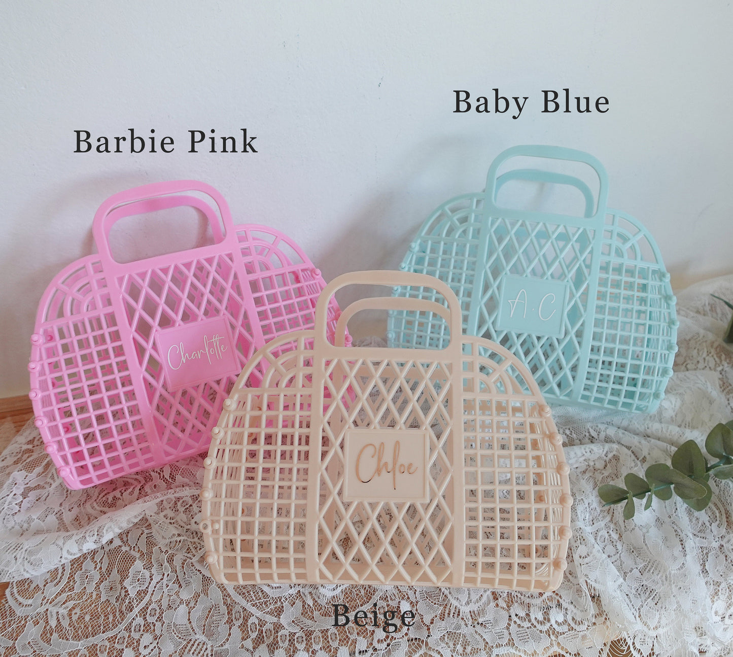 Personalized Jelly Bag, Gift Basket