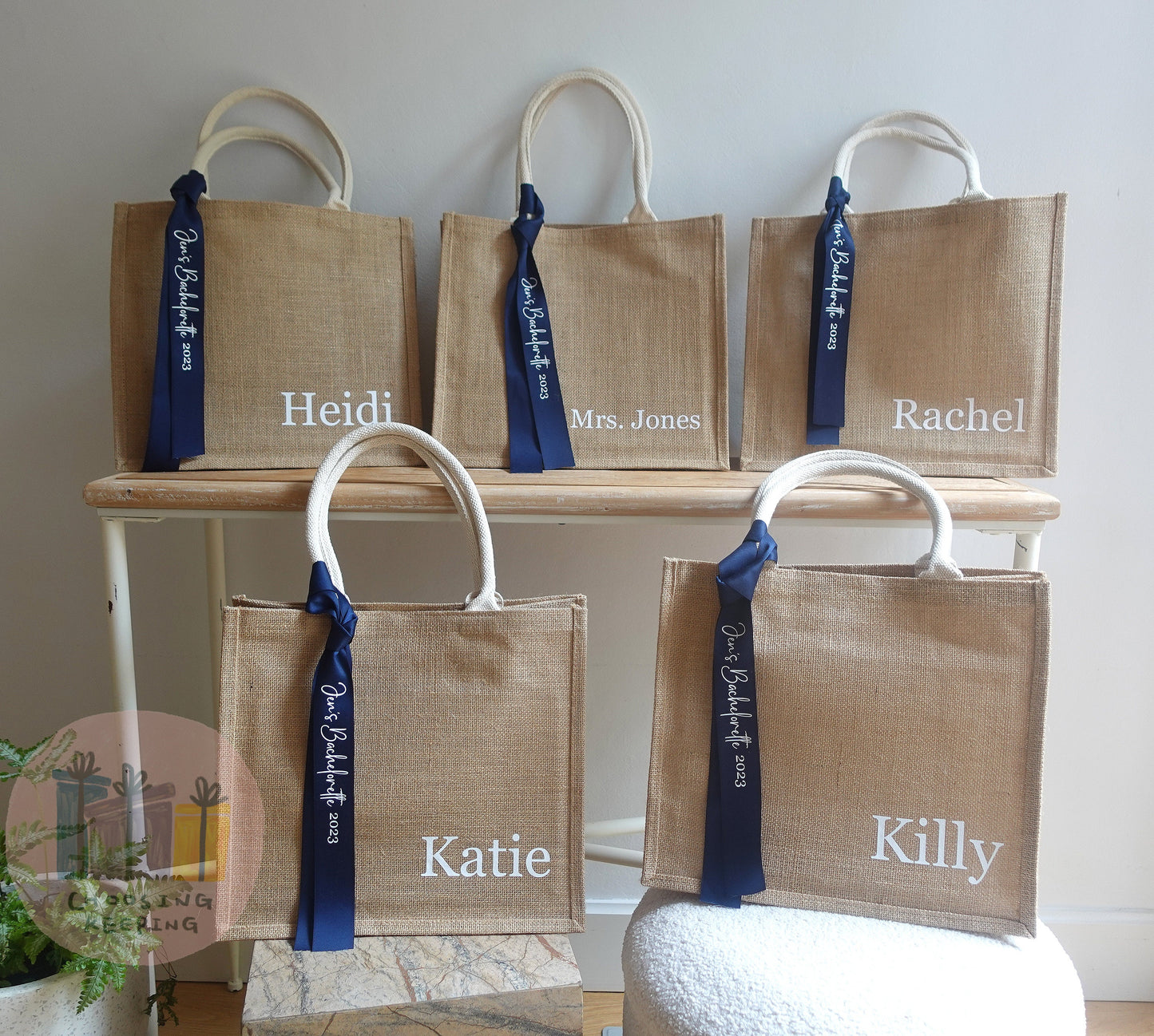 Personalised Monogram Tote Bag