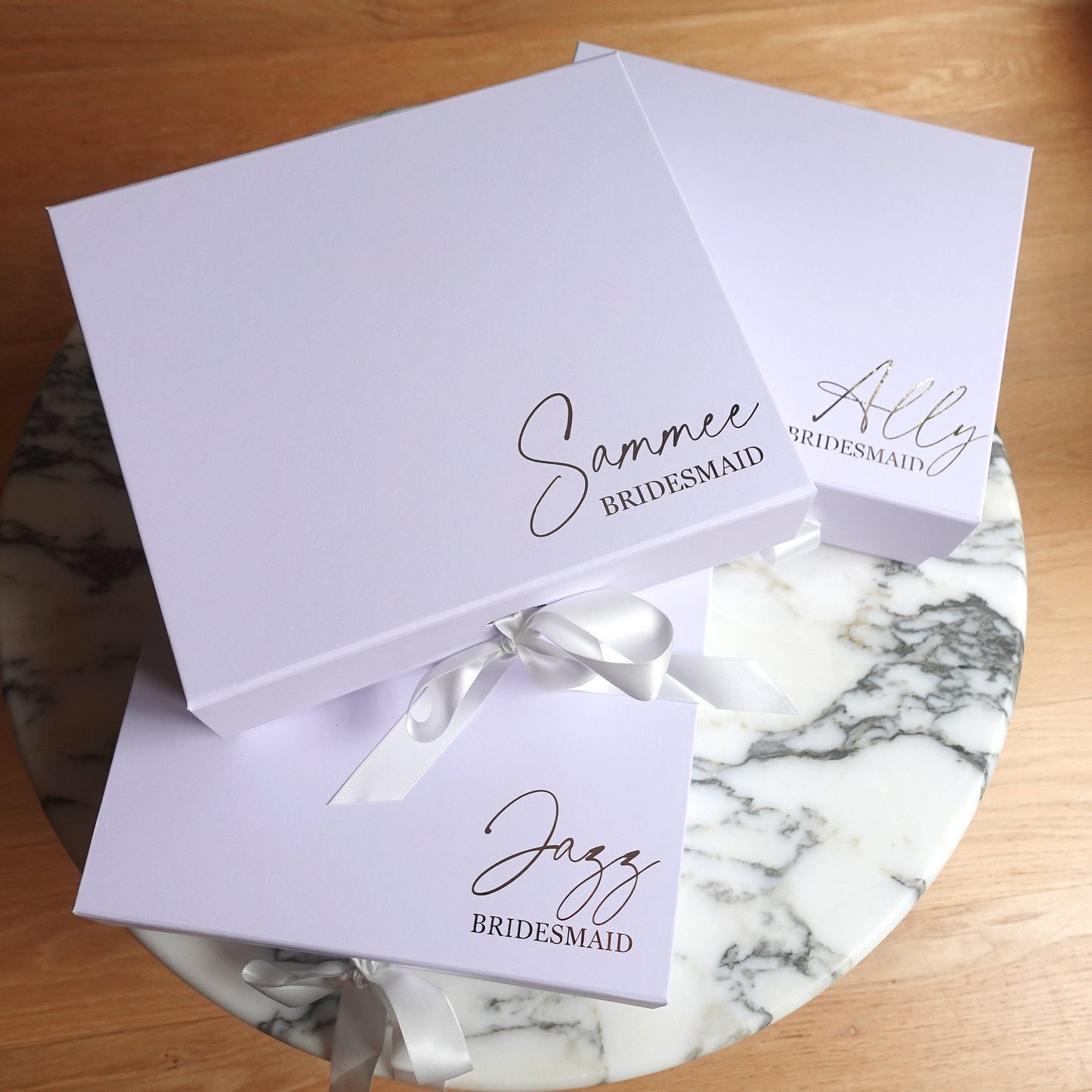 MAGNETIC Luxury Personalised Gift Box with Ribbon