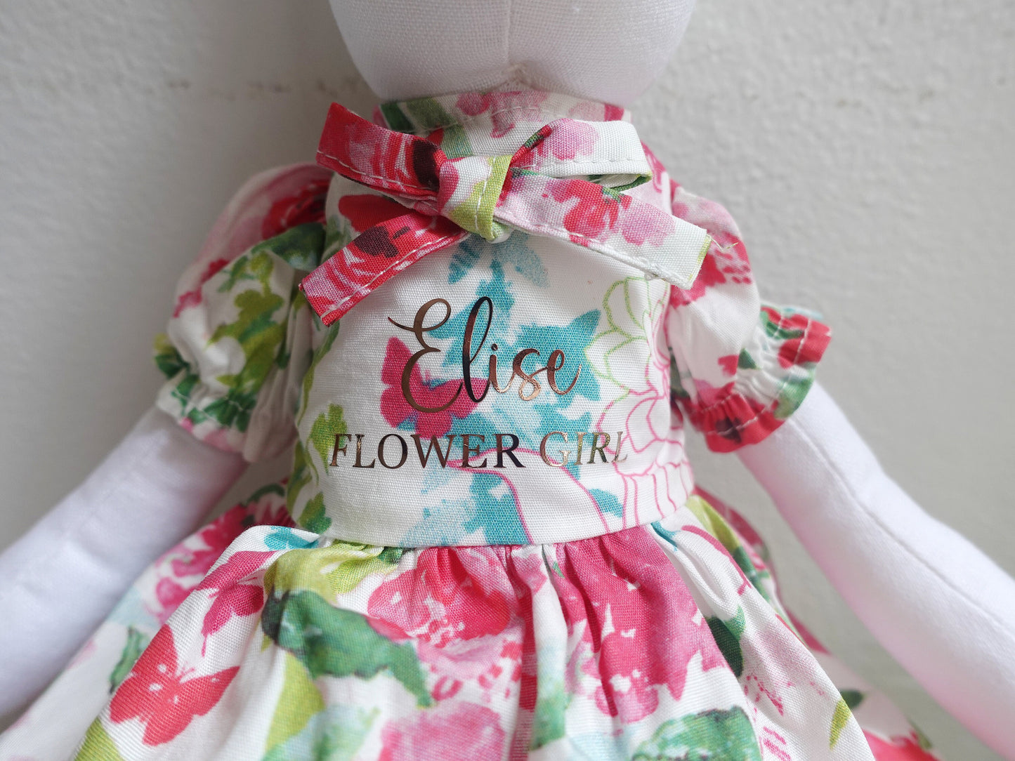 Personalized Bunny Rabbit, Flower Girl Proposal Dol