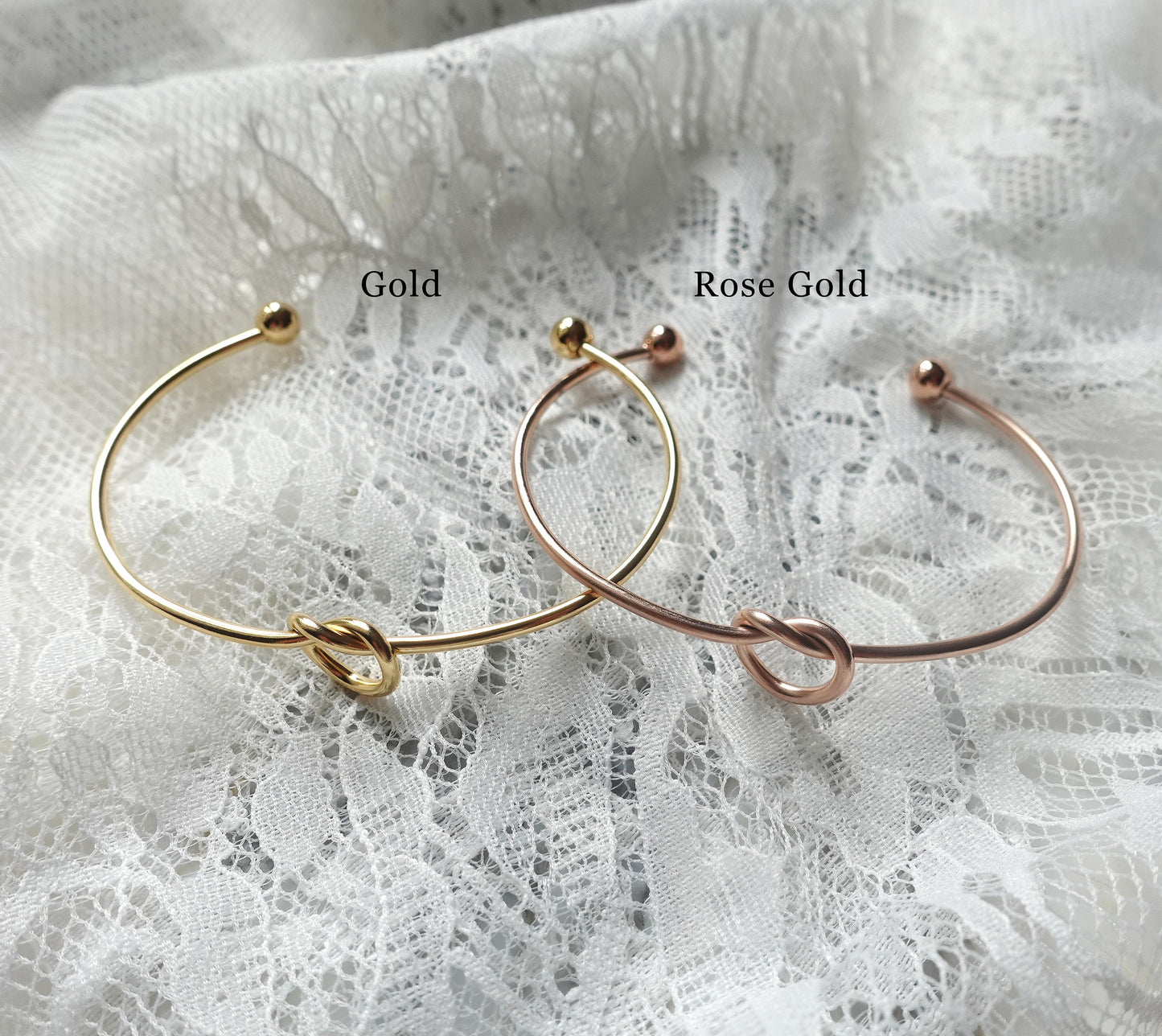 Personalized Tie the Knot Bracelet