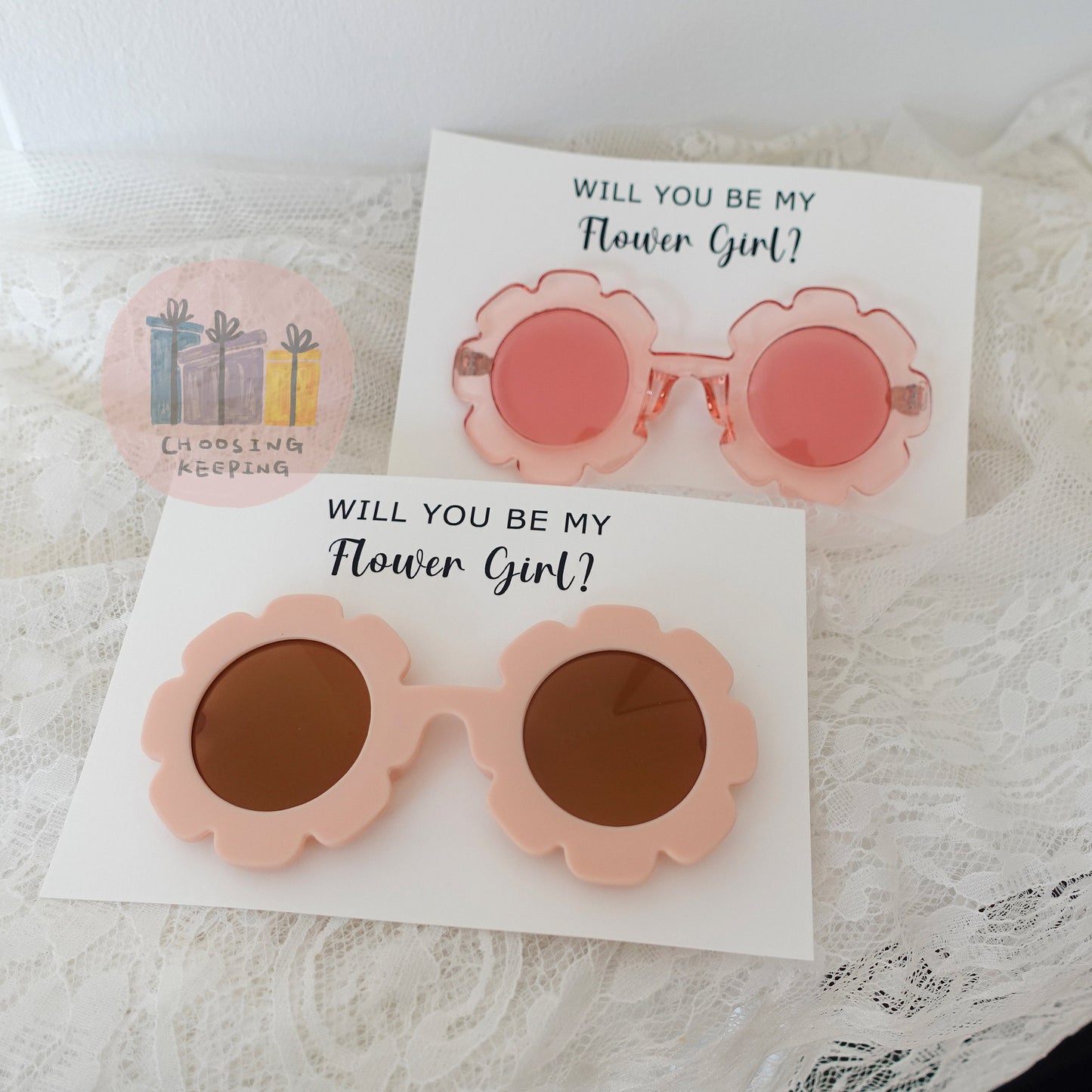 Kids sunglasses Flower Girl Gift