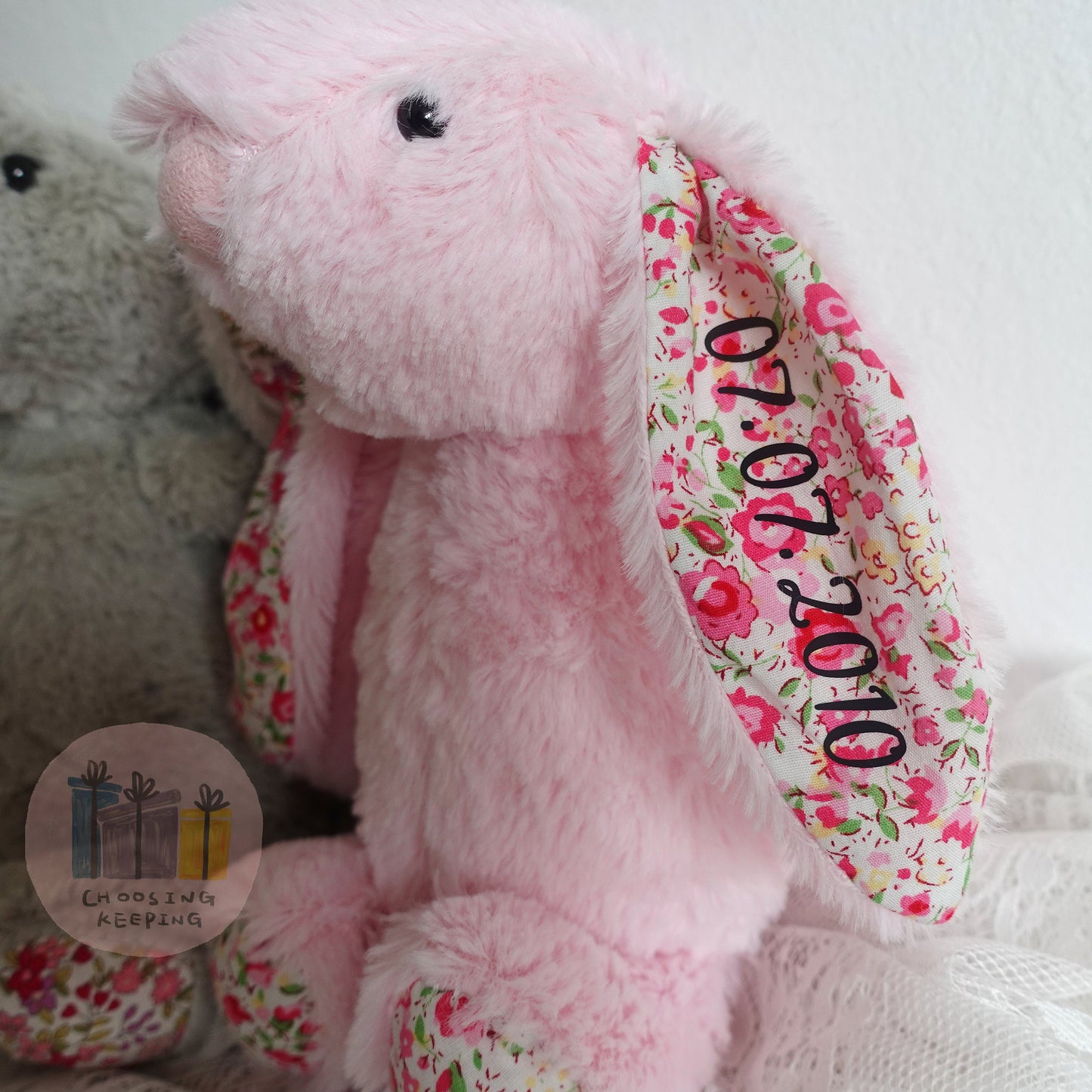 Personalised Flower Girl Gift, Easter Bunny