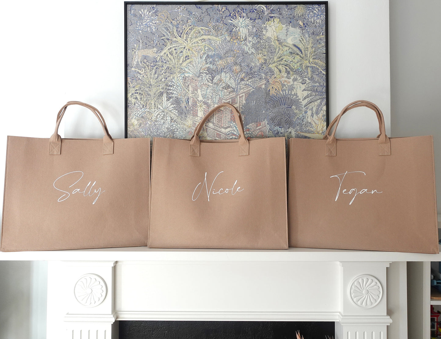 Premium Felt Tote Bag,Personalized Bag