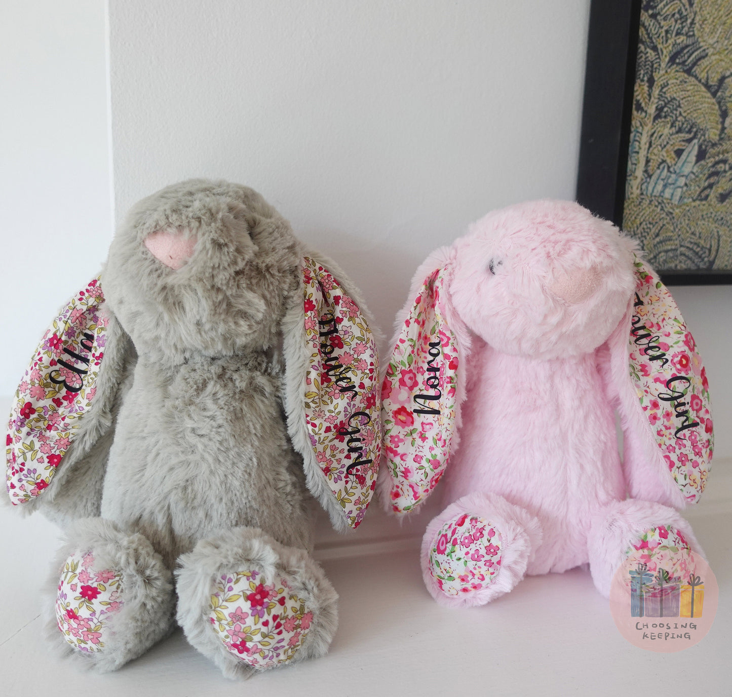 Personalised Flower Girl Gift, Easter Bunny