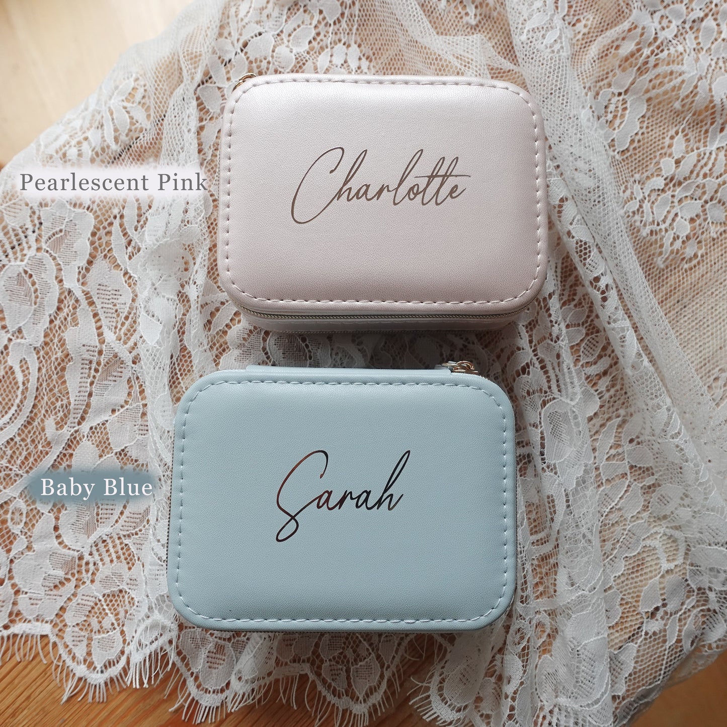 Personalised Jewelry Box With Mirror
