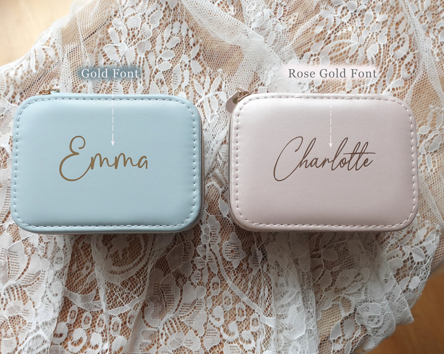 Personalised Jewelry Box With Mirror