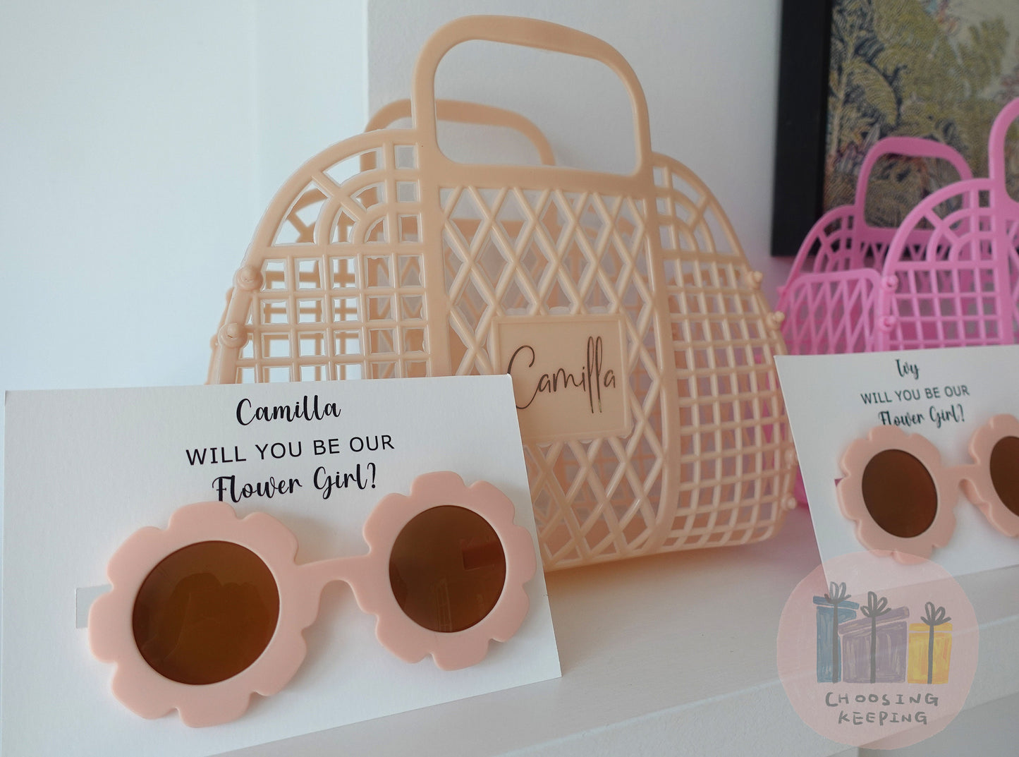 Kids sunglasses Flower Girl Gift