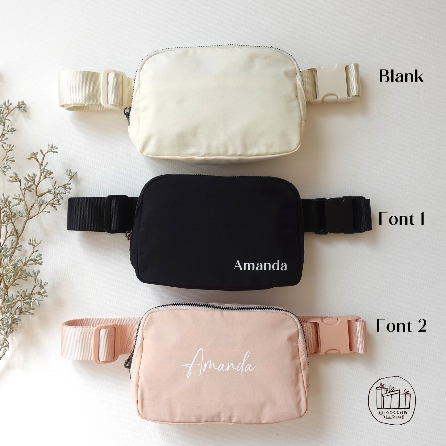 Personalized Everywhere Belt Bag