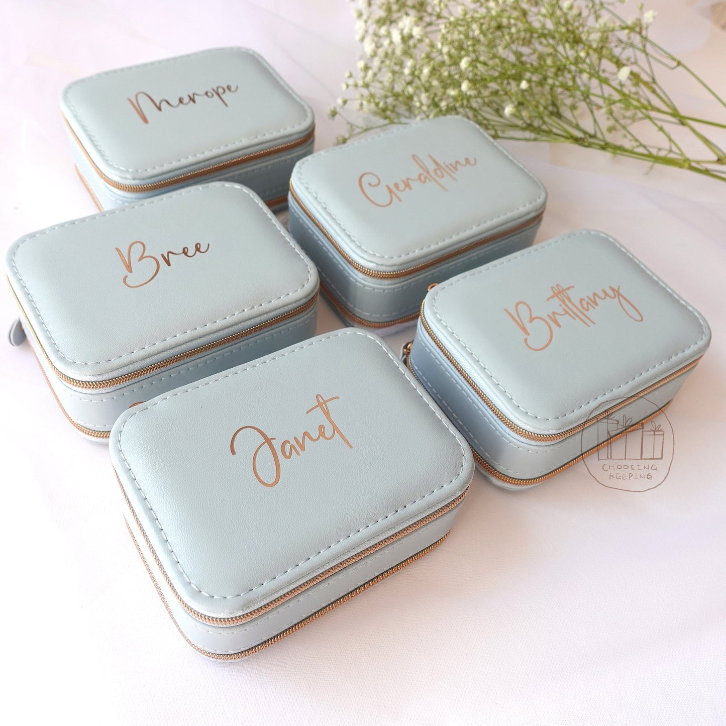 Personalised Jewelry Box With Mirror