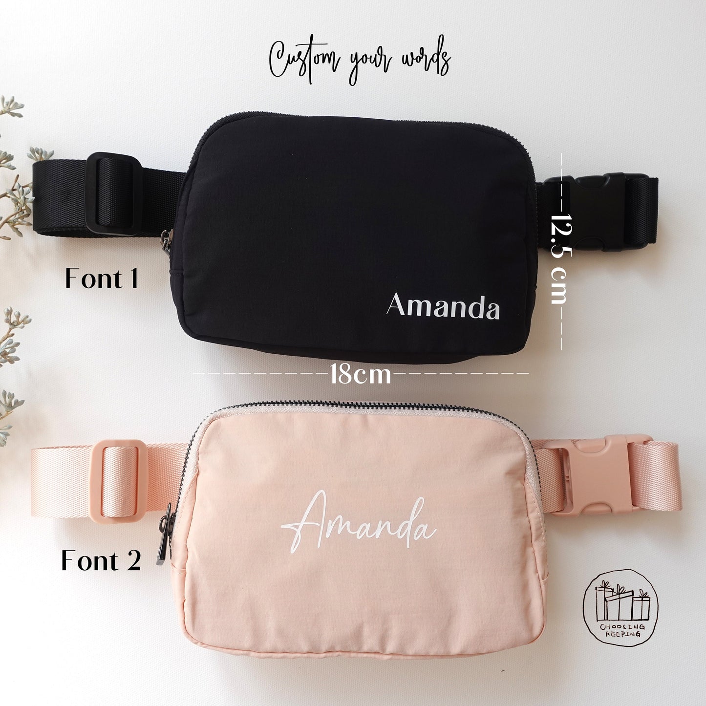 Personalized Everywhere Belt Bag