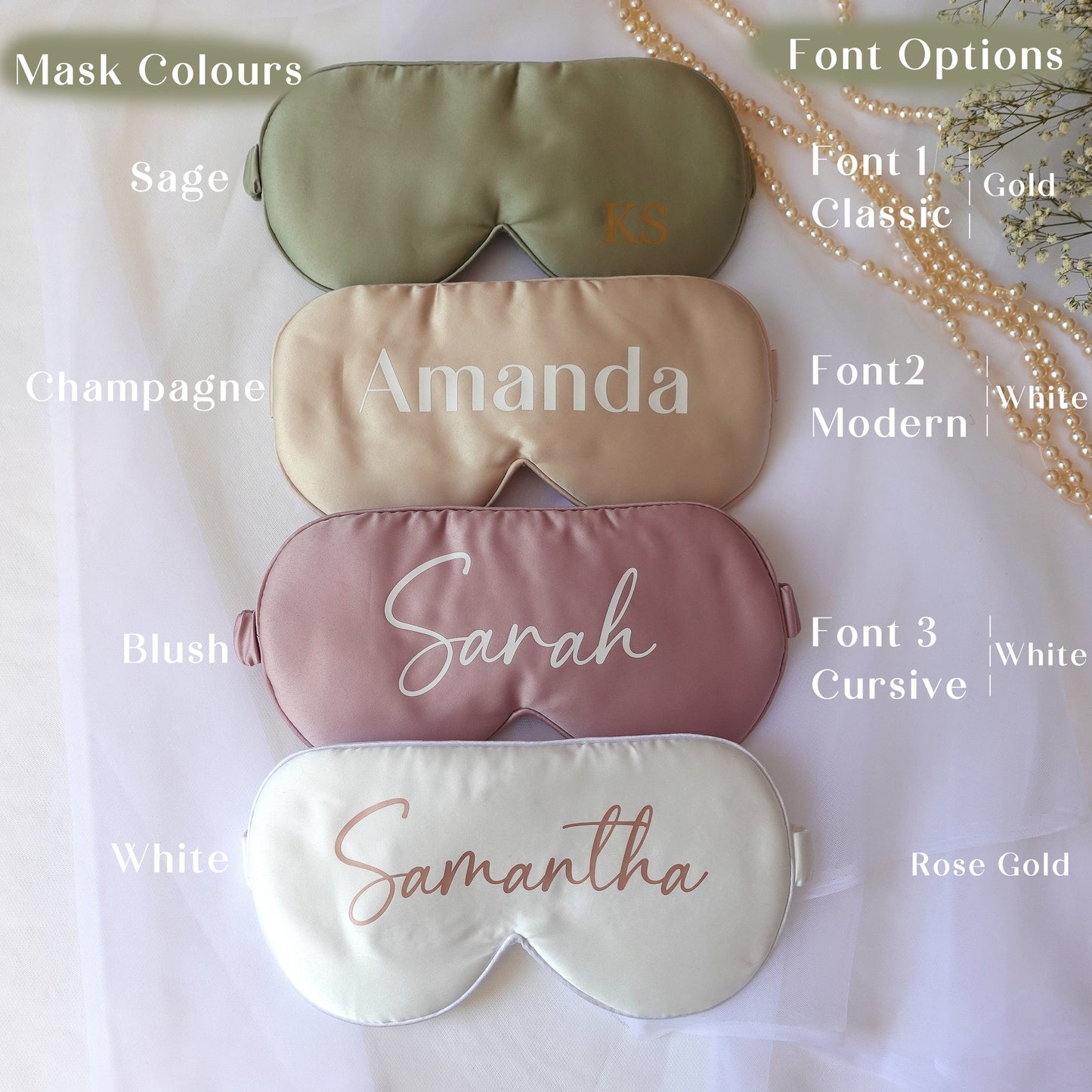 Customized Eye Masks