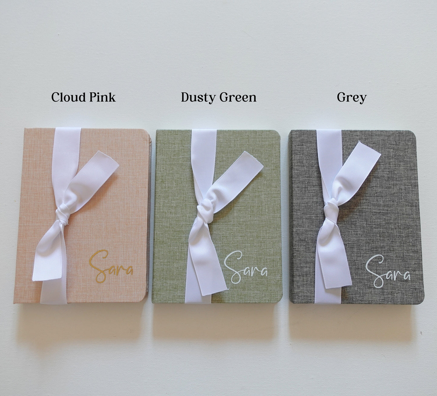 Personalized Fabric Journal, 5"x7" Notebook