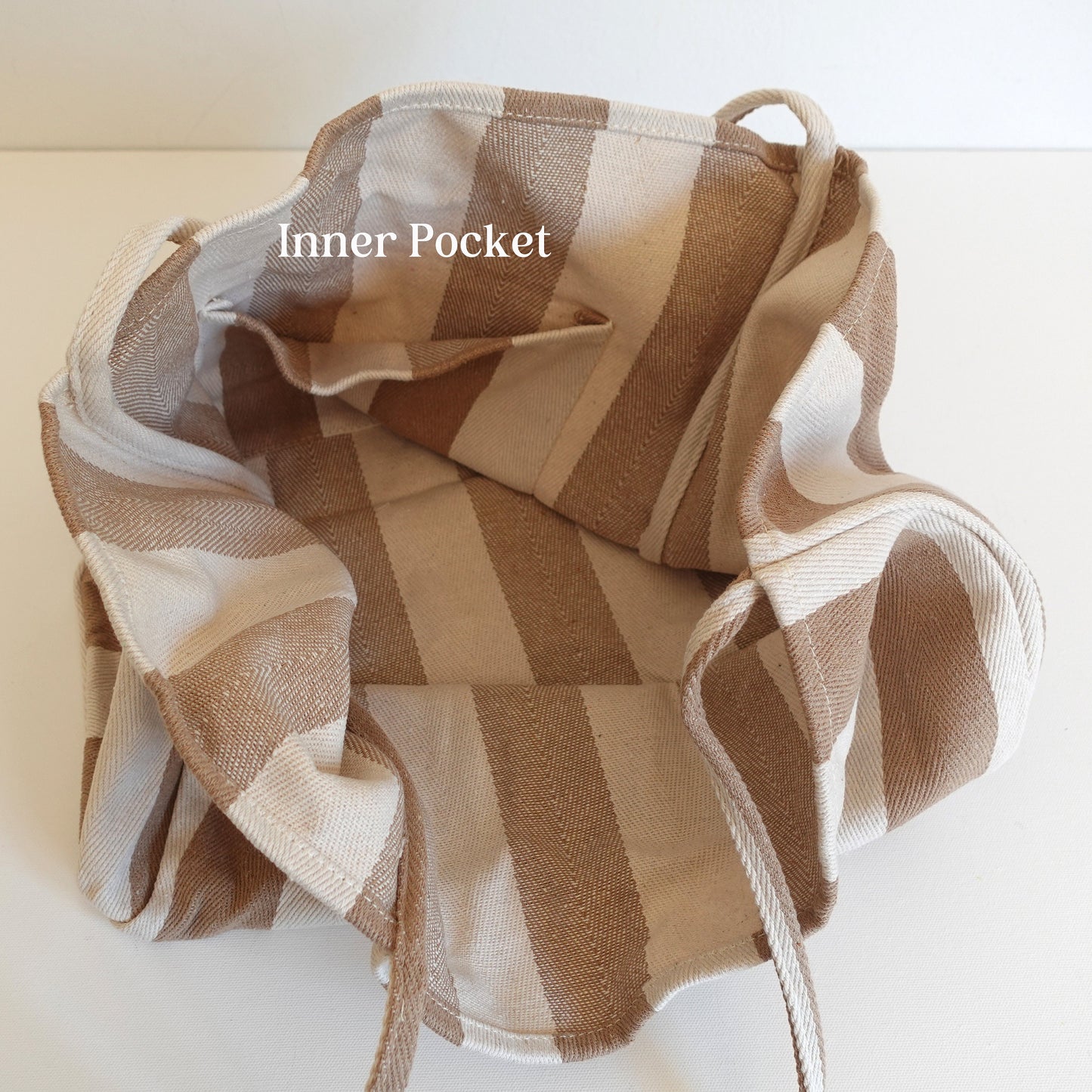 Embroidered Tote Bags, Striped Bag