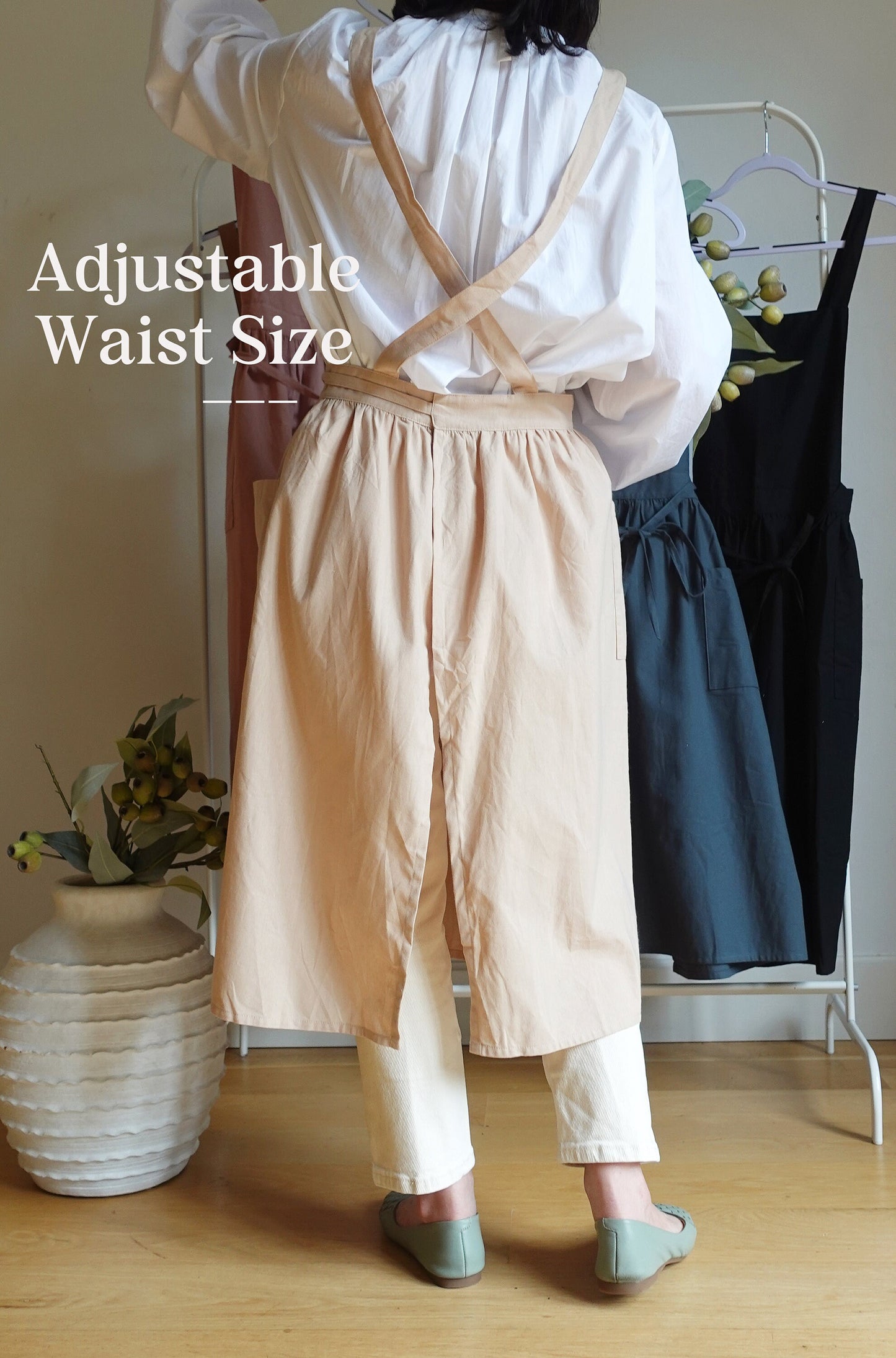 Personalized Apron Dress with Pockets