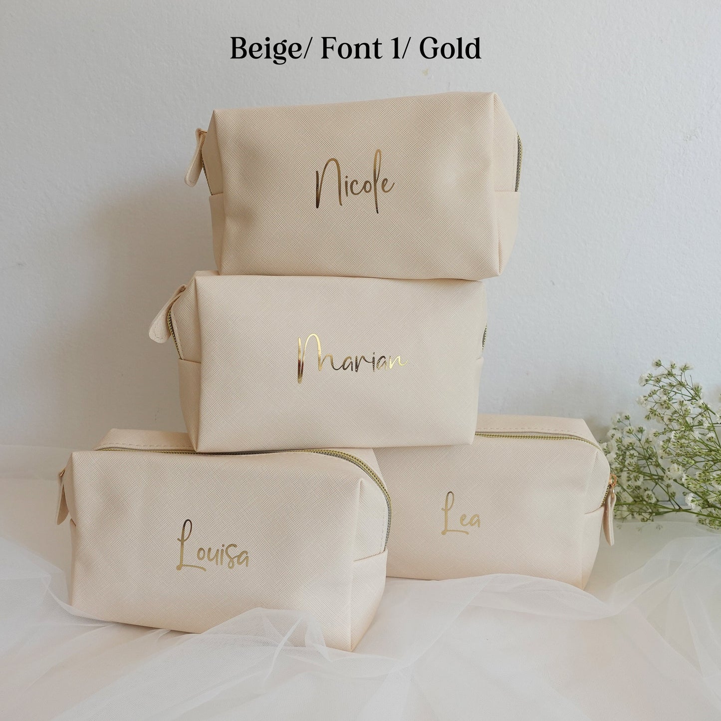 Toiletry Bag PU Leather Makeup Bag