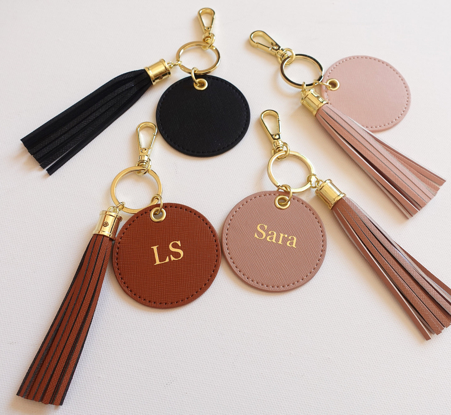 Personalised Keyring with Tassels