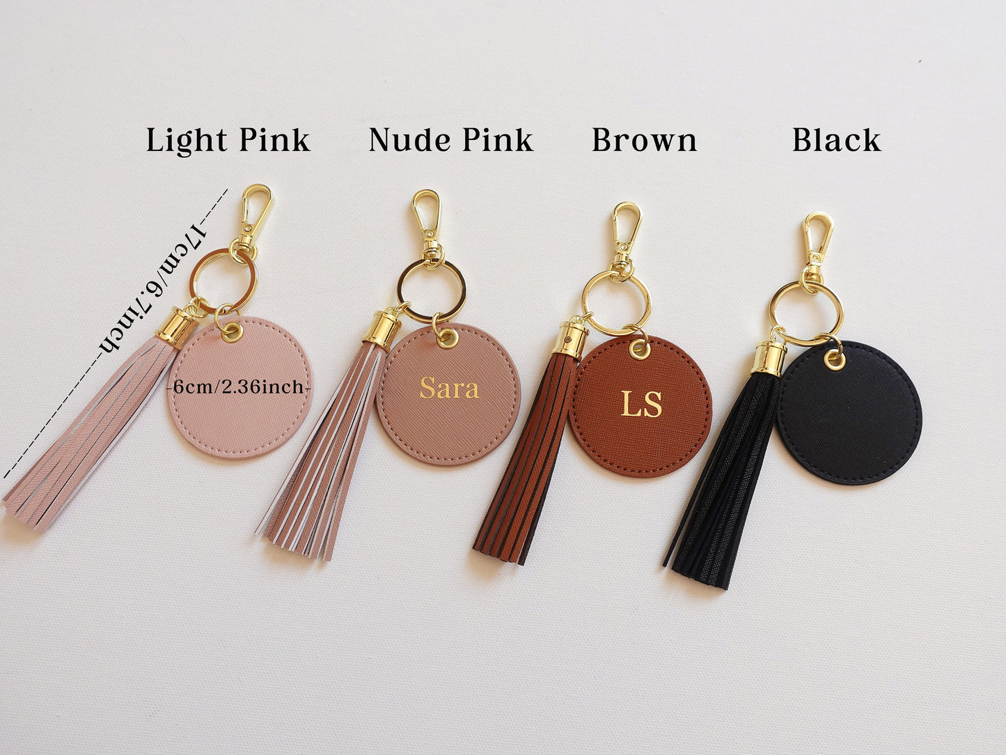 Personalised Keyring with Tassels