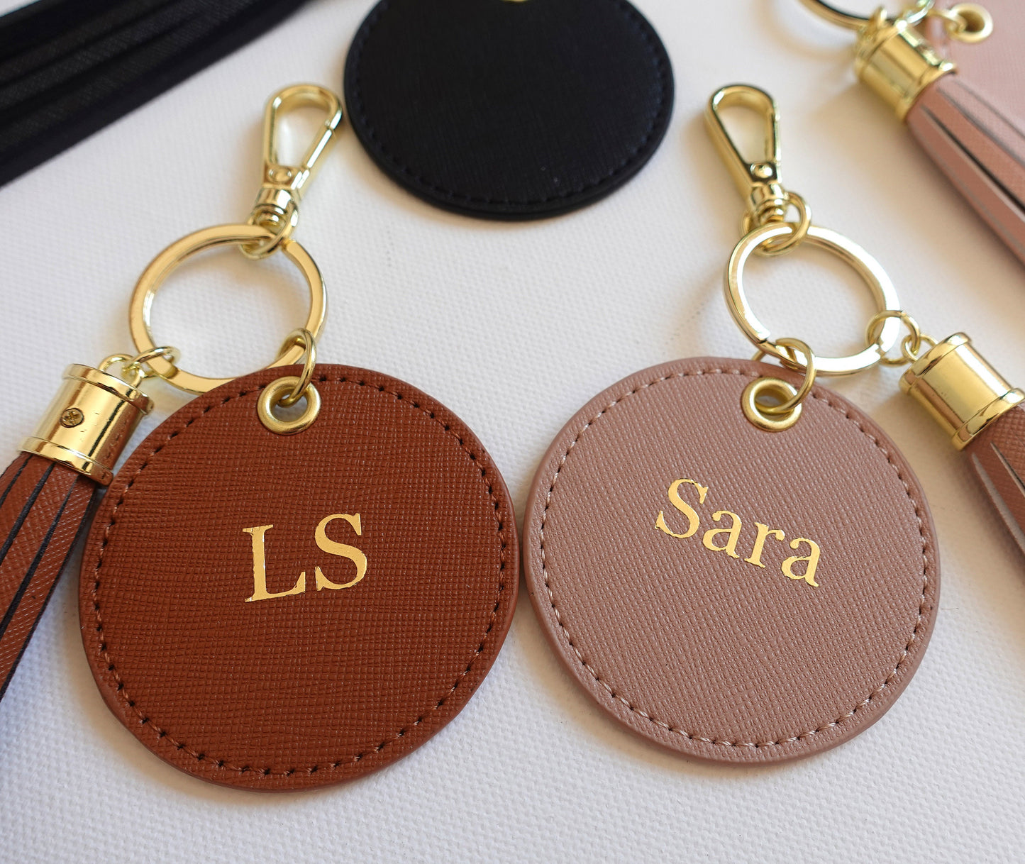 Personalised Keyring with Tassels