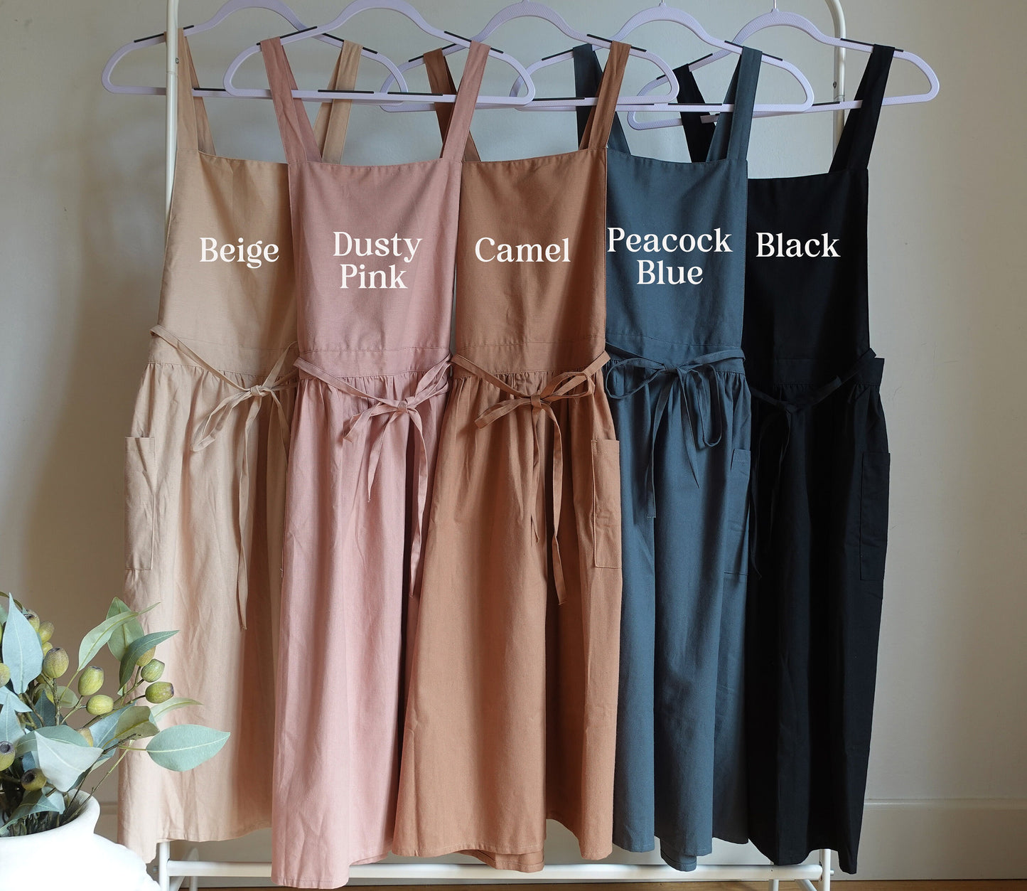Personalized Apron Dress with Pockets