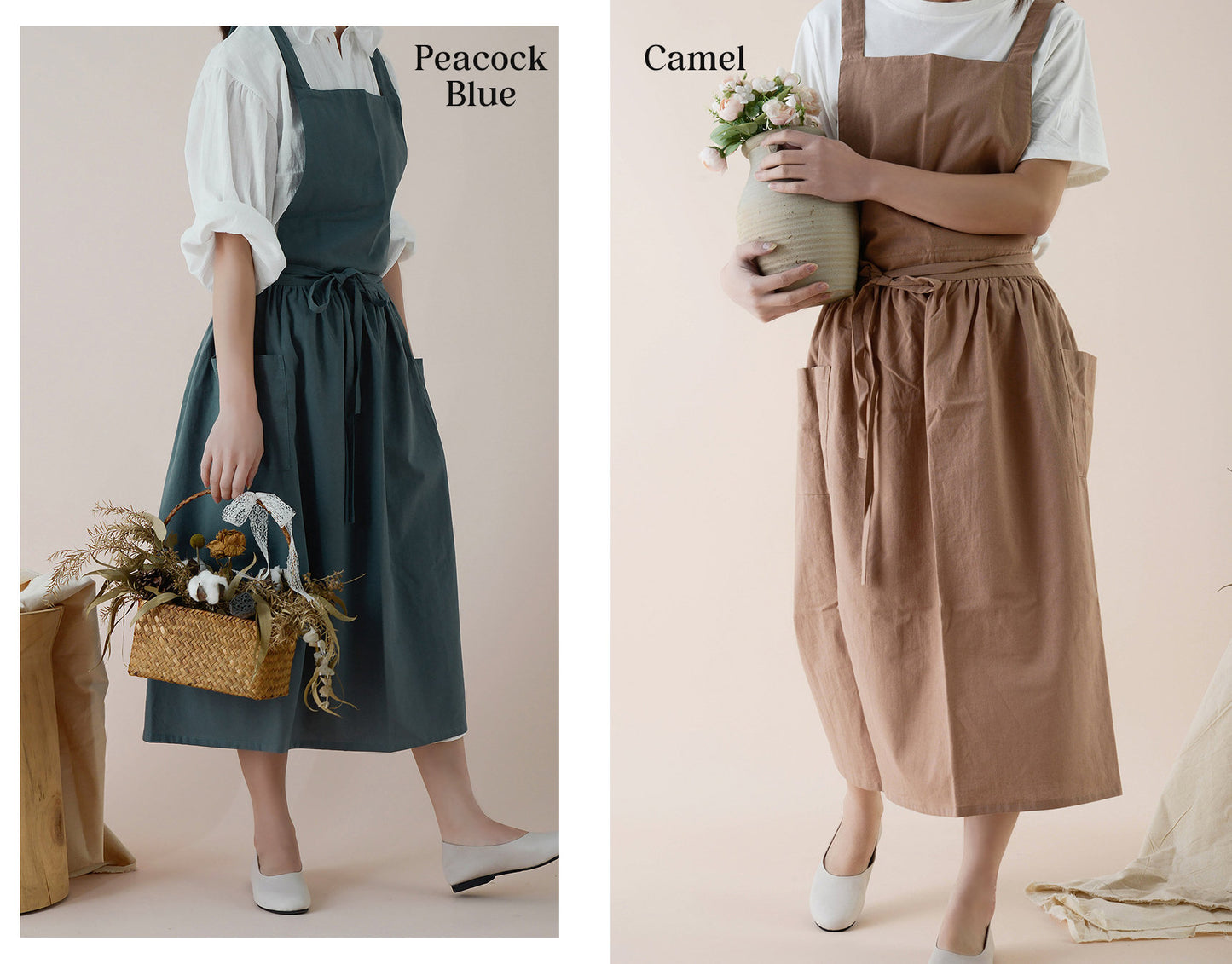 Personalized Apron Dress with Pockets