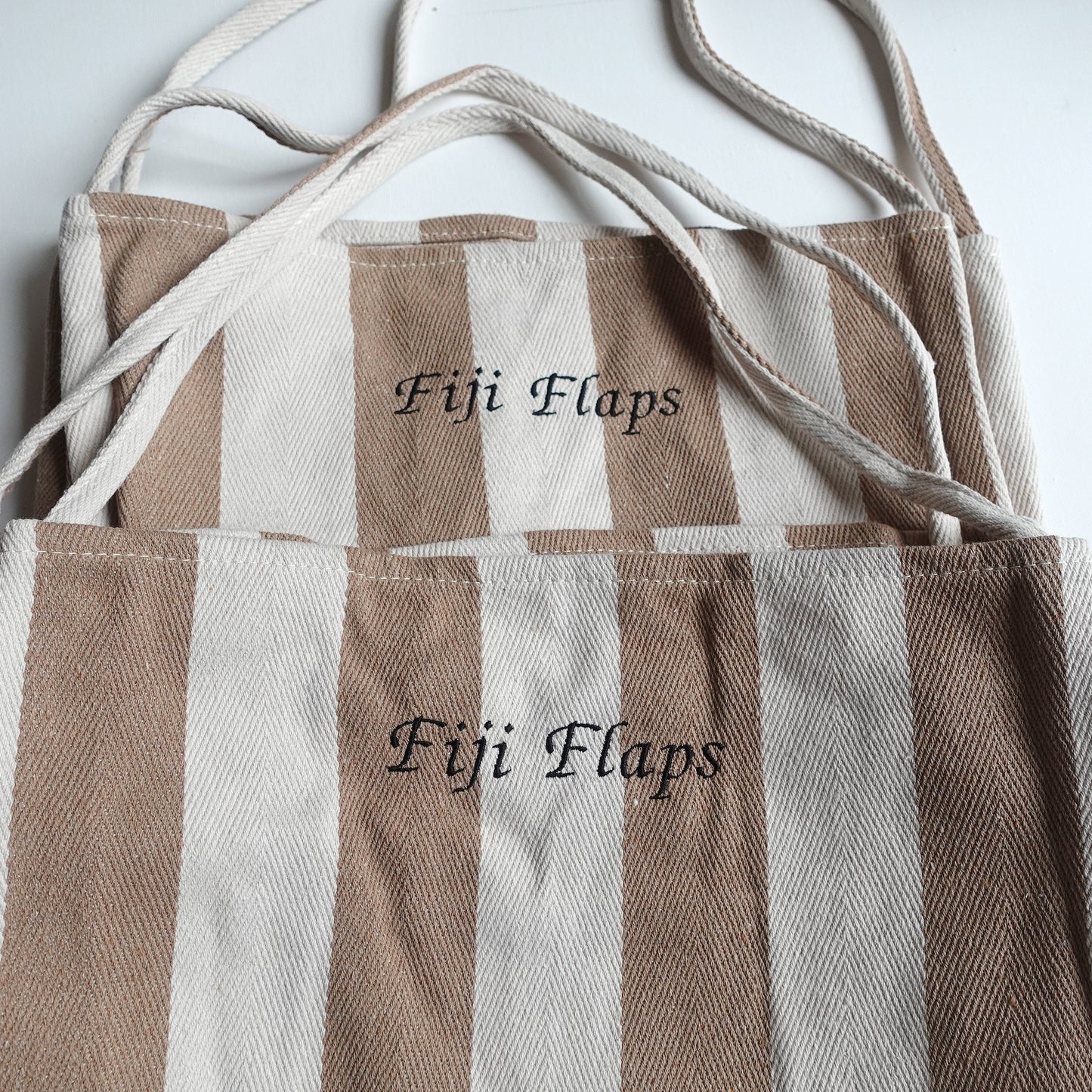 Embroidered Tote Bags, Striped Bag