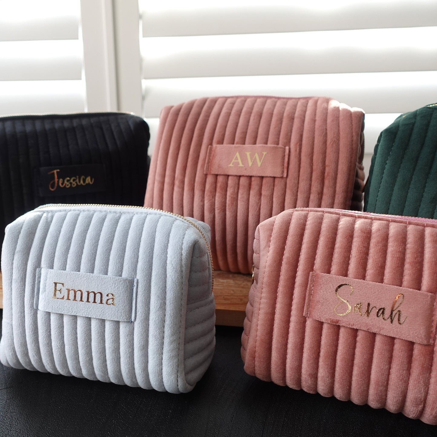 Custom Velvet Makeup Bag