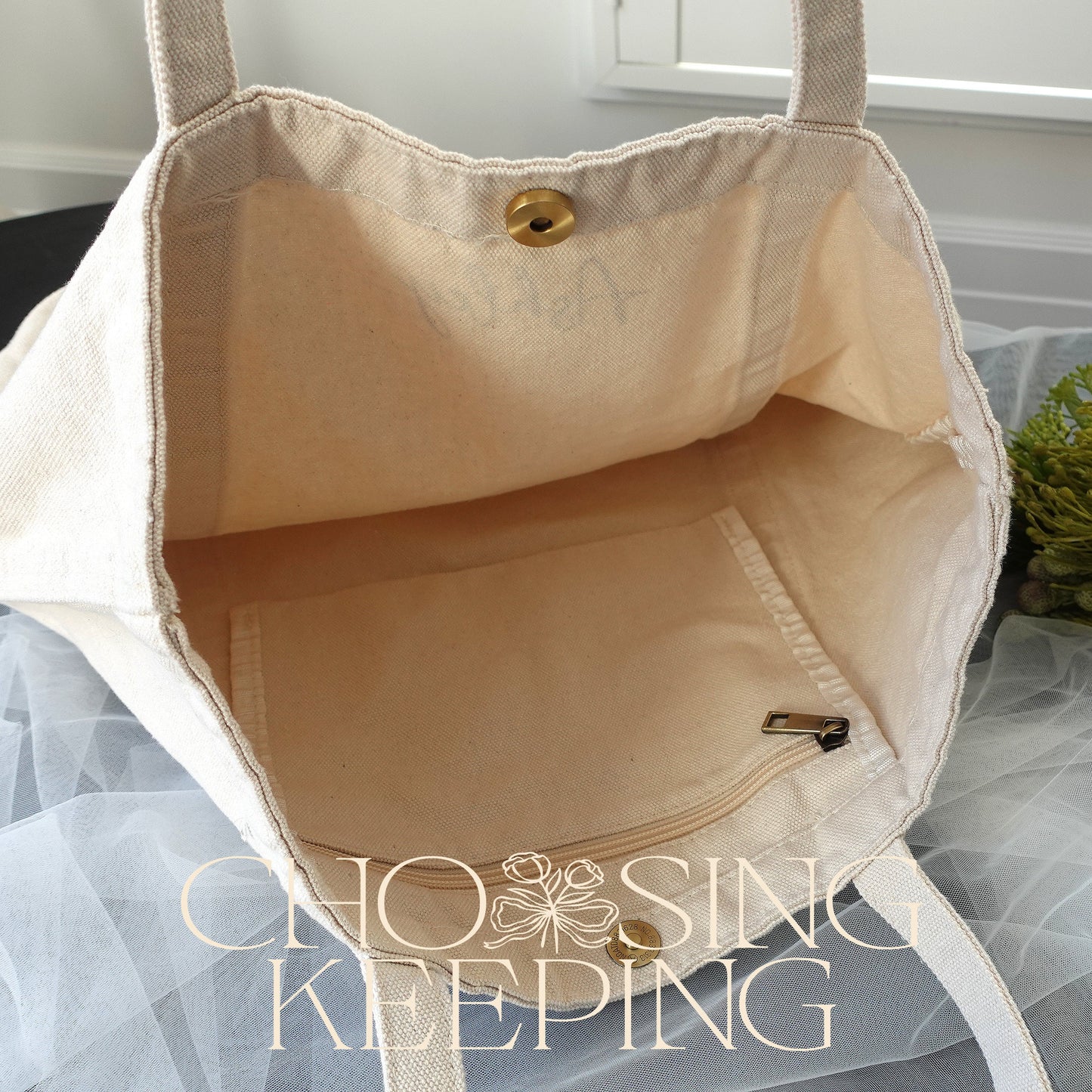 Personalized Canvas Tote Bag