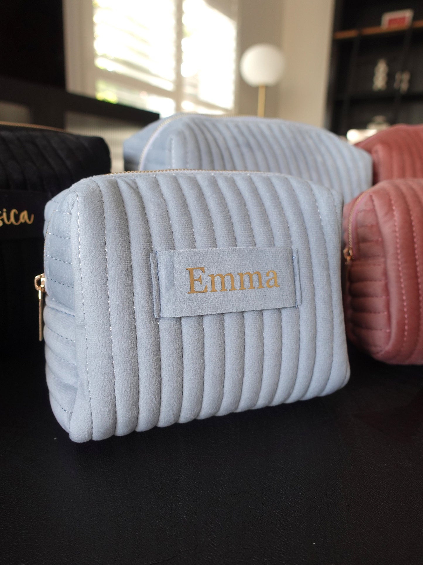 Custom Velvet Makeup Bag